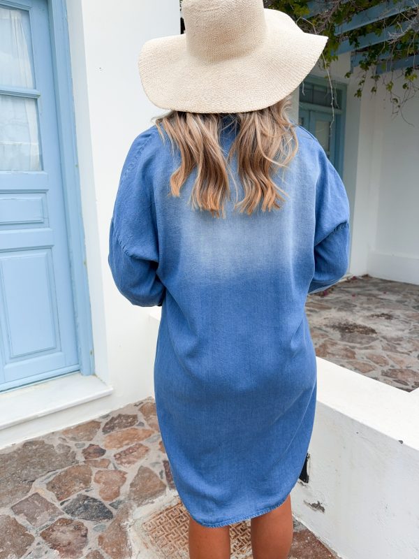 Jeansskjorta - Medium Wash - Bild 5