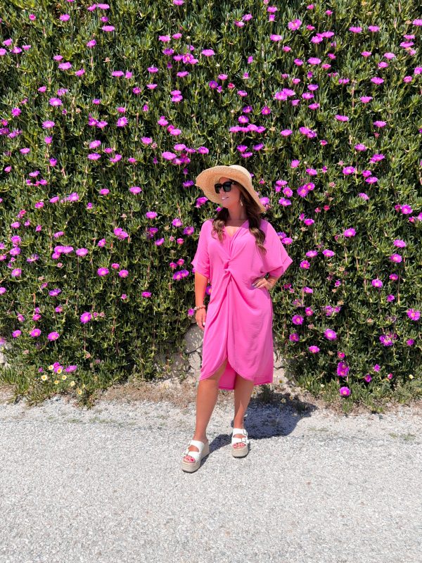 Kaftanklänning - Rosa - Bild 2