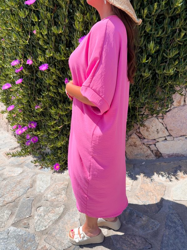 Kaftanklänning - Rosa - Bild 3