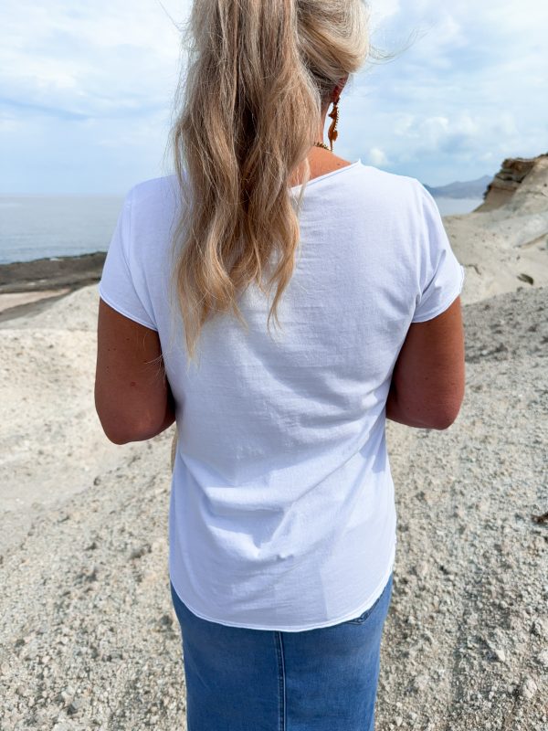 Vit T-Shirt - Vespa - Bild 3