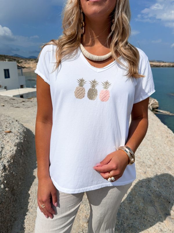 Vit T-Shirt - Gold Pineapple