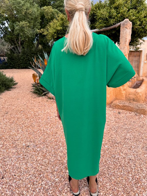 Kaftanklänning - Grön - Bild 4