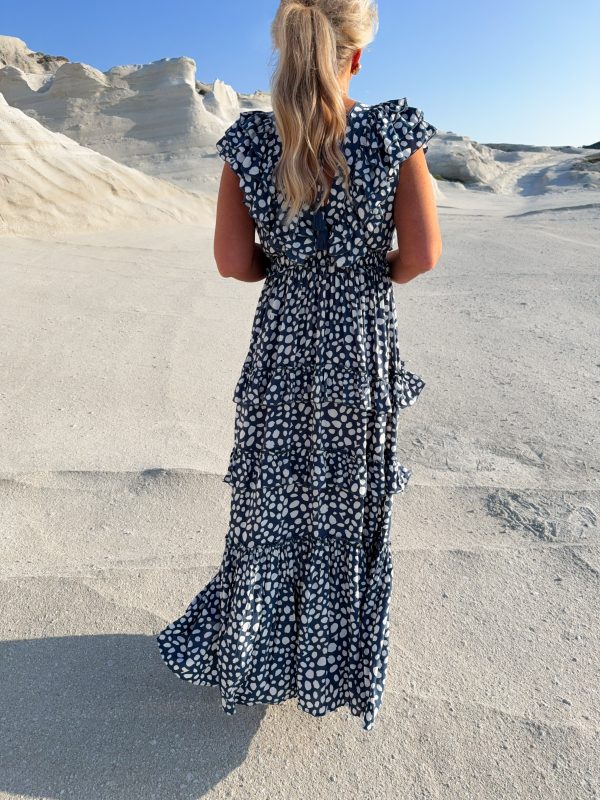 Pina Maxi Dress - Blue Dots - Coconut Milk - Bild 3