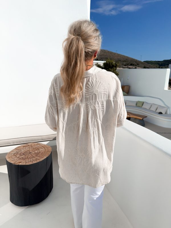 Linneskjorta - Beige - Brodyr - Bild 4