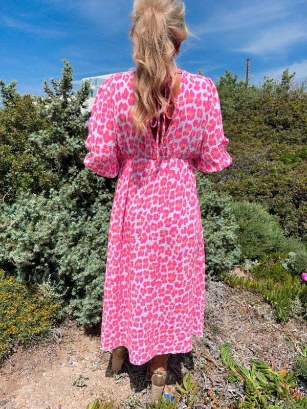 Bomullsklänning - Pink Leo - Bild 5