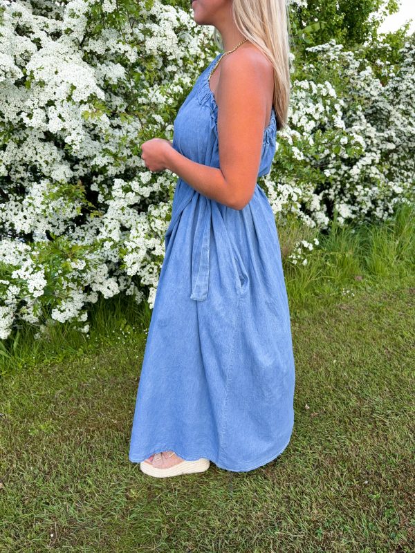 Jeansklänning - One Shoulder - Bild 5
