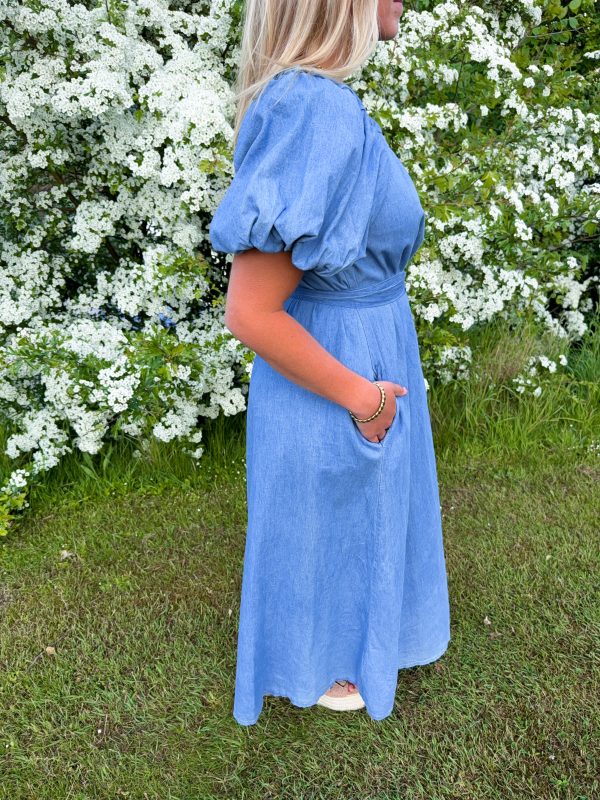 Jeansklänning - One Shoulder - Bild 4