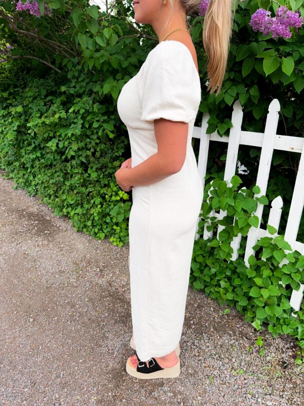 Amanda Linneklänning - Beige - Bild 3