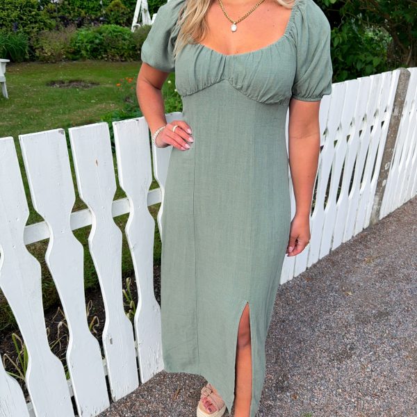 Amanda Linneklänning - Khaki