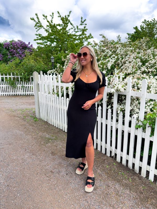 Amanda Linneklänning - Svart - Bild 4
