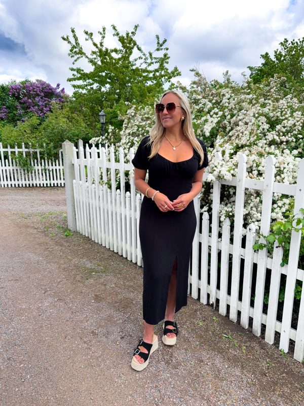 Amanda Linneklänning - Svart - Bild 2