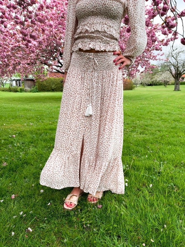 Lorena Skirt - Violet White - Coconut Milk
