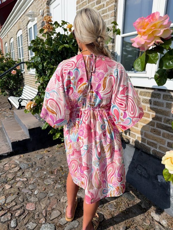Kort Klänning - Zoe - Rosa/Blå - Bild 3