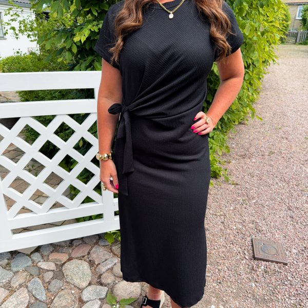 Svart Tight Klänning - Knyte