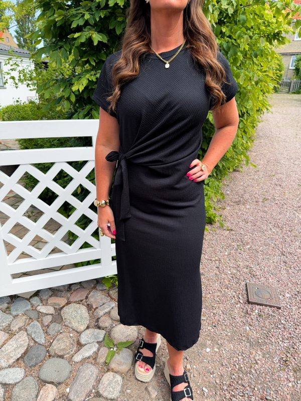 Svart Tight Klänning - Knyte