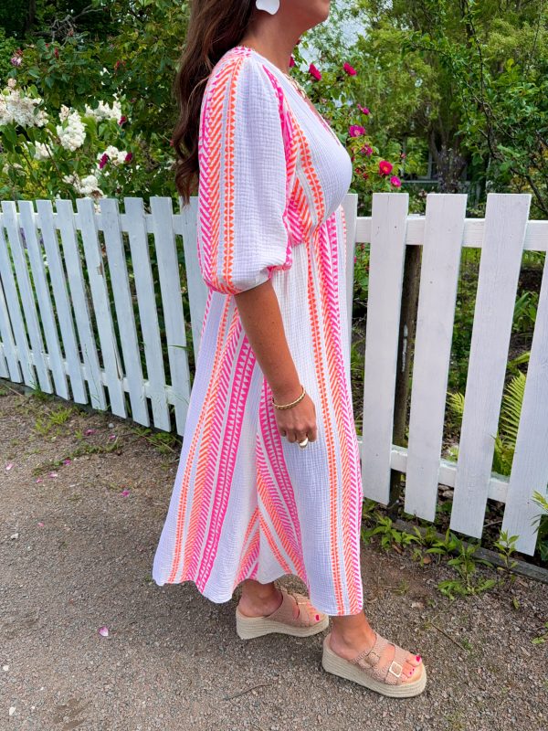 Bomullsklänning - Tribal Pink - Bild 3