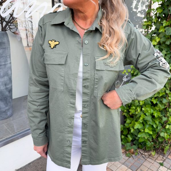 Army Skjortjacka - Khaki