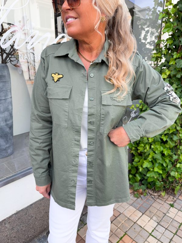 Army Skjortjacka - Khaki