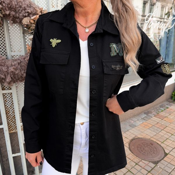Army Skjortjacka - Svart