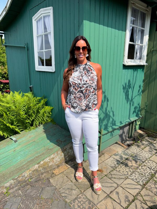 Knytlinne - Paisley Svart - Bild 2