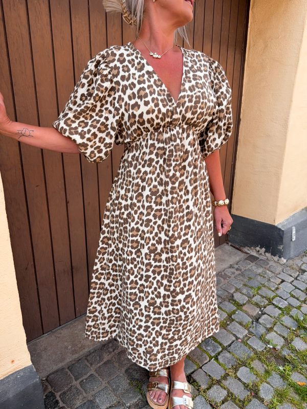 Bomullsklänning - Brown Leo