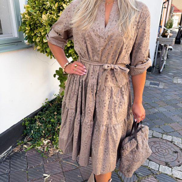 Cornelia Dress - Ljusbrun