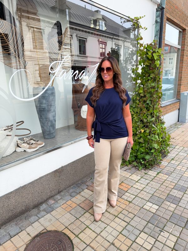 Topp Med Knyte - Navy - Bild 2