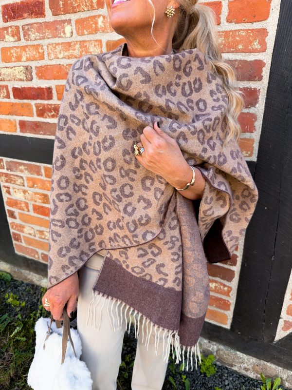 Poncho - Brun Leo