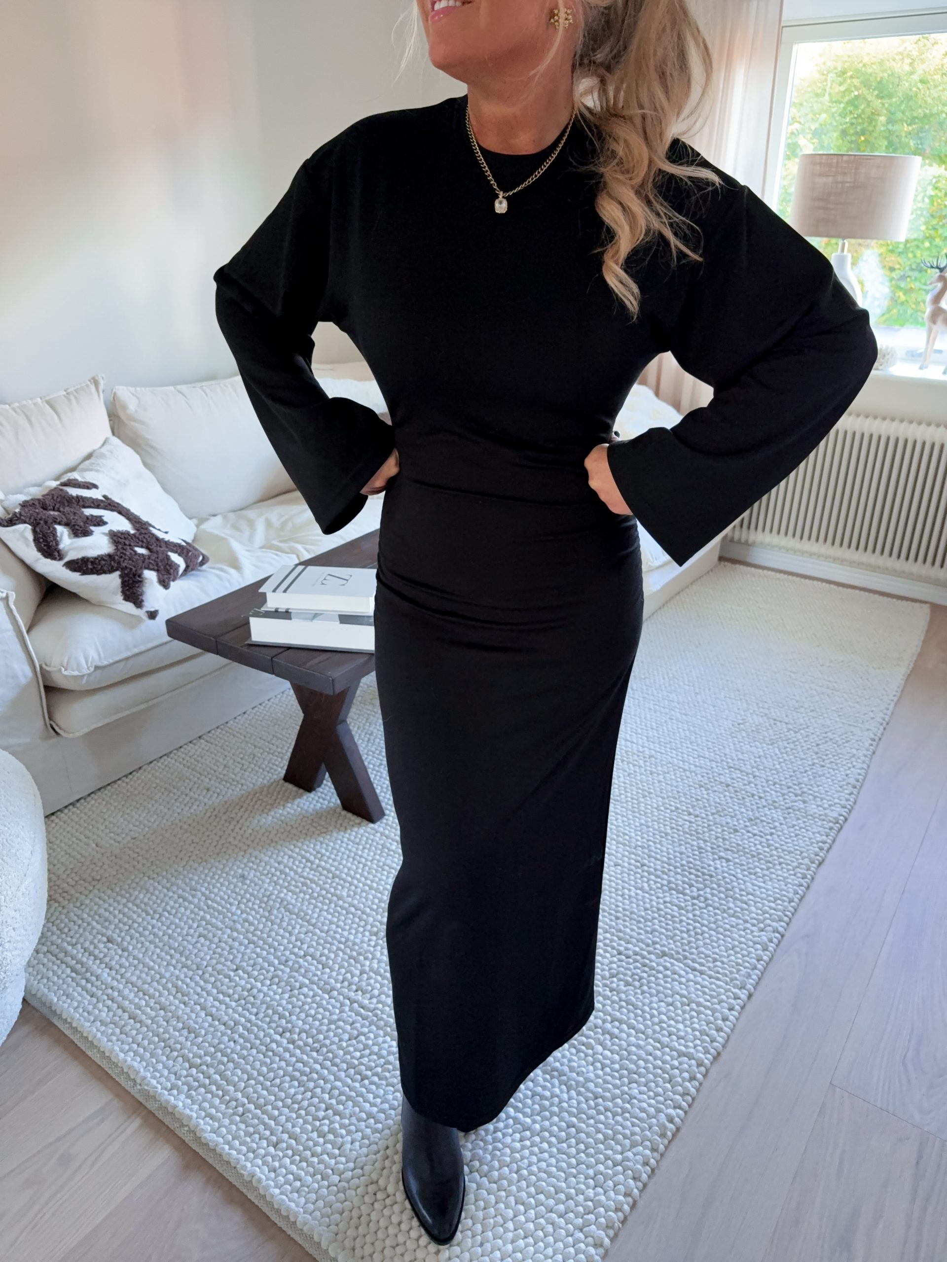 Svart Tight Klänning