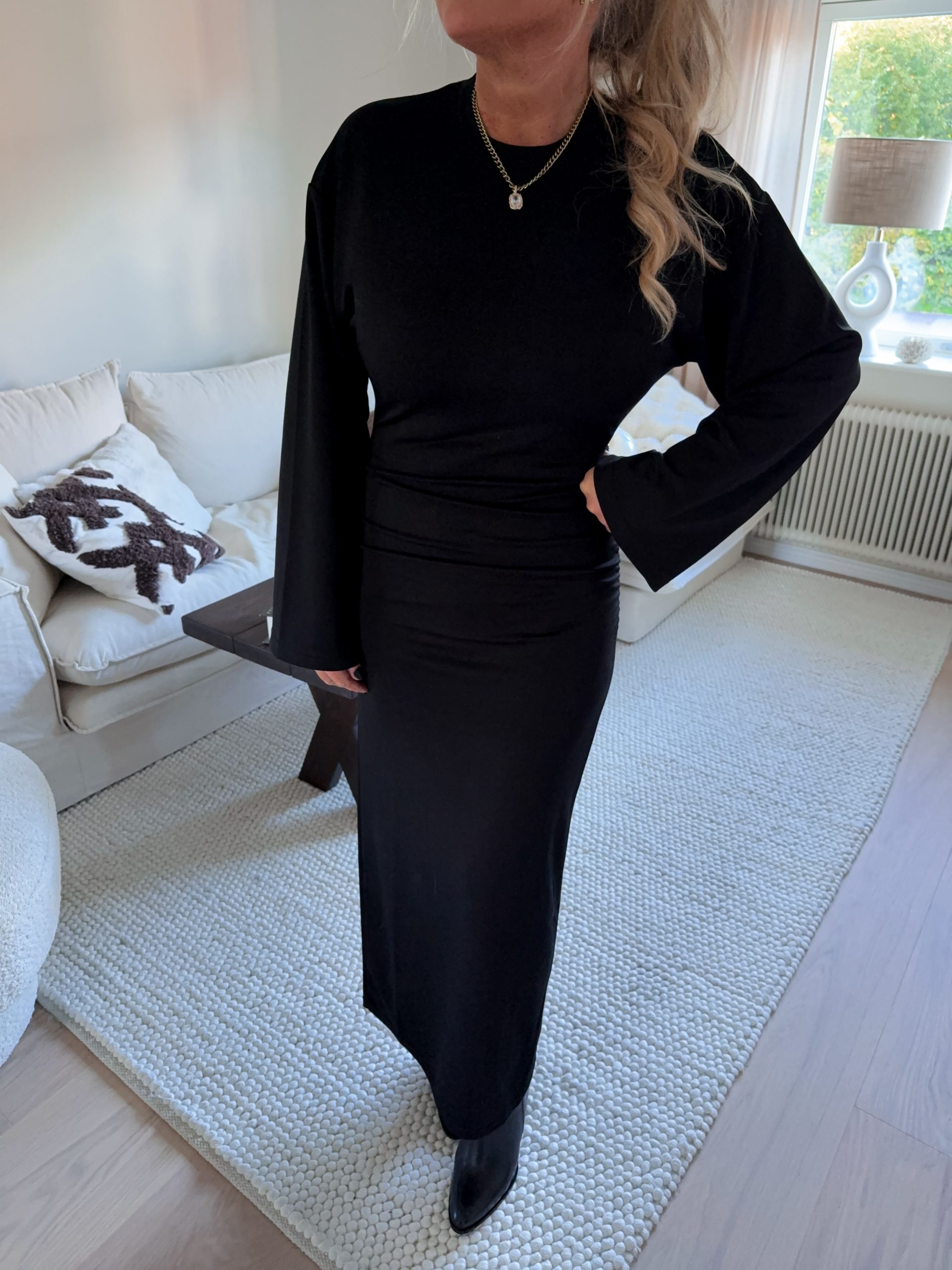 Svart Tight Klänning - Bild 3