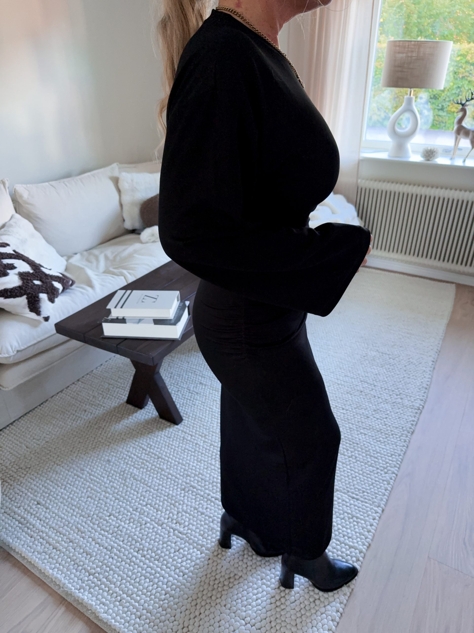 Svart Tight Klänning - Bild 4