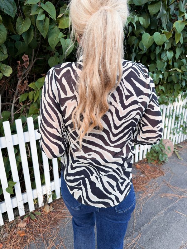 Kråsblus - Zebra - Bild 4