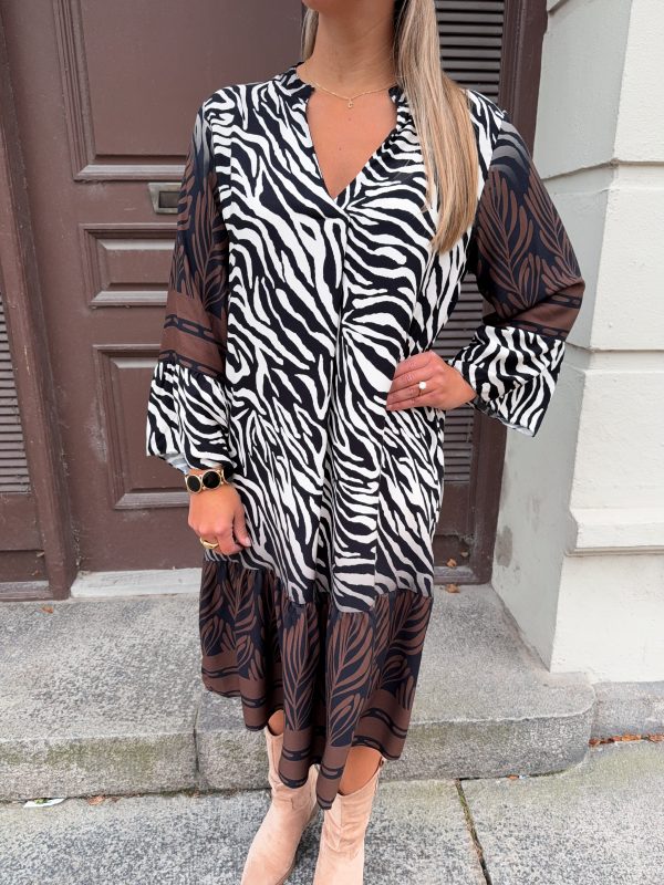Viskostunika - Brun Zebra