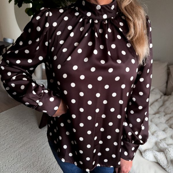 Prickig Satinblus - Choco