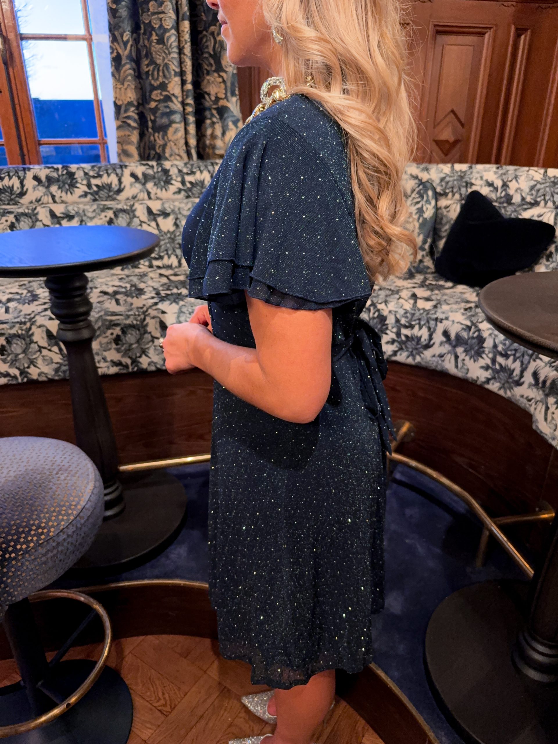 Paljettklänning - Navy - Bild 4