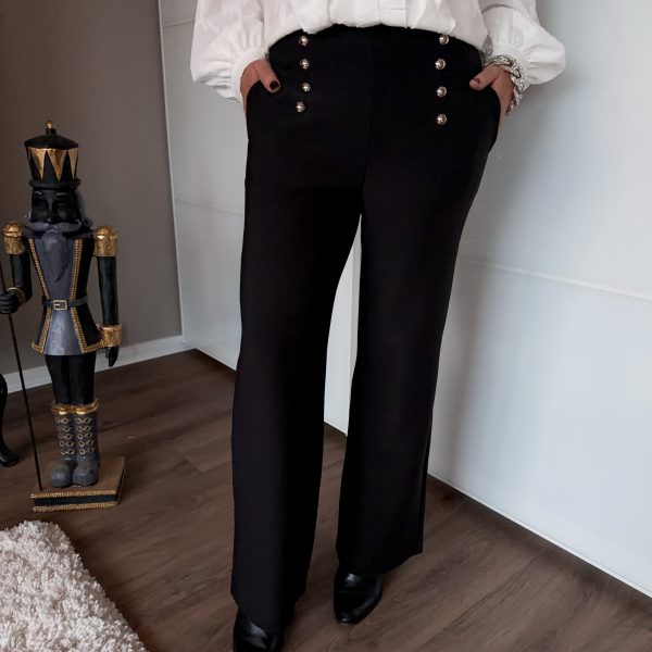 Svart Magisk Kostymbyxa - Silverdetaljer