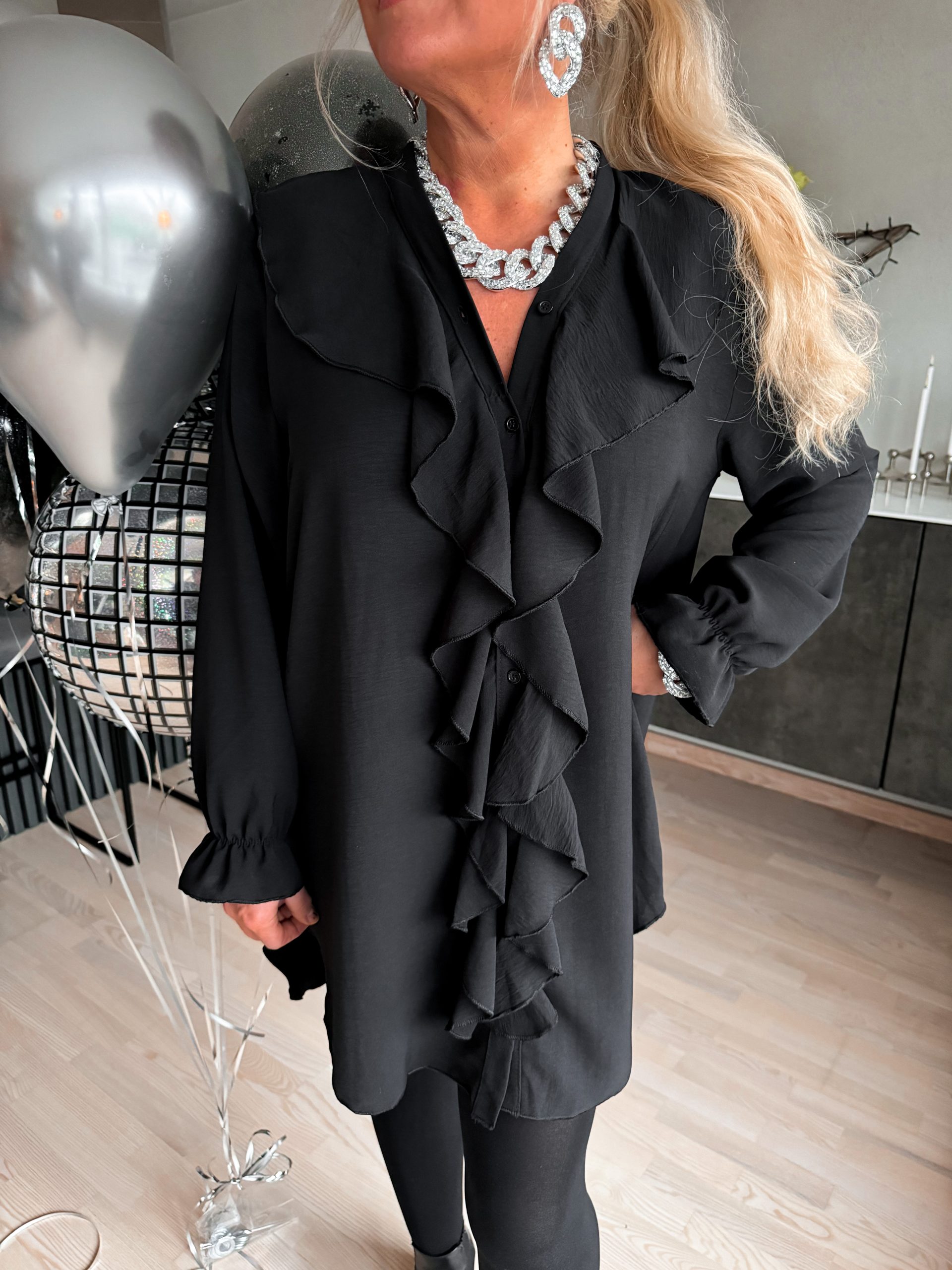 Volangtunika - Svart