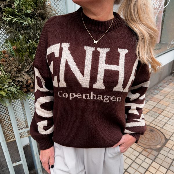 Stickad Tröja - Copenhagen - Brun