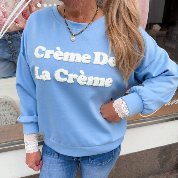 Blå Sweatshirt - Créme De La Créme
