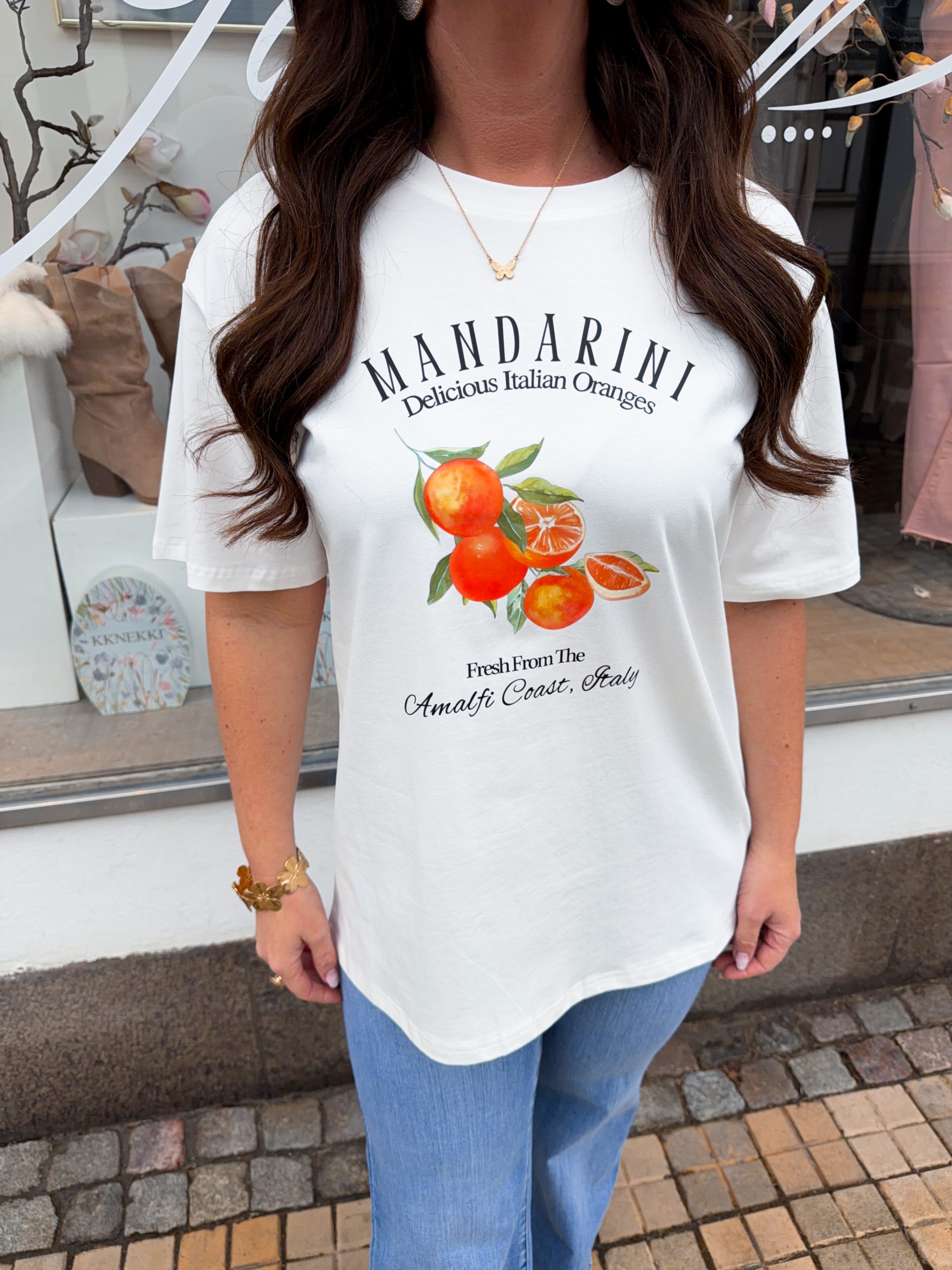 Oversized T-Shirt - Mandarini