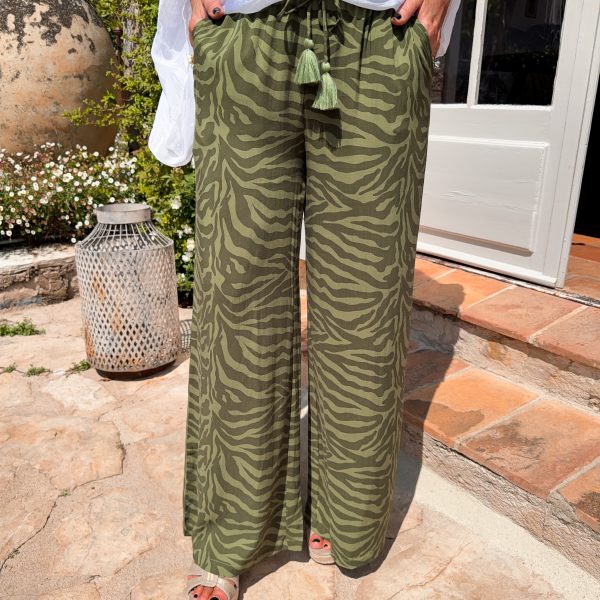 Pant Pican - Zebra Green