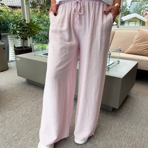 Viskosbyxa - Ljusrosa