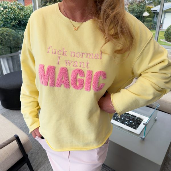 Gul Sweatshirt - MAGIC