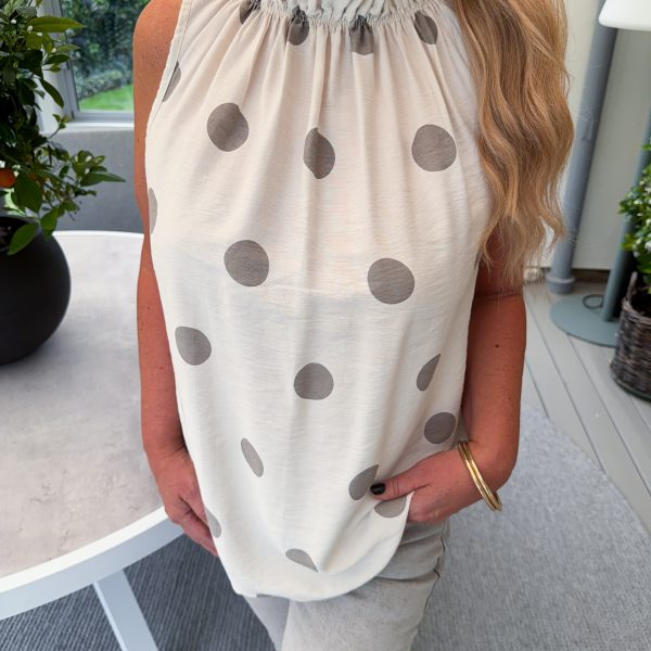 Prickigt Linne - Taupe