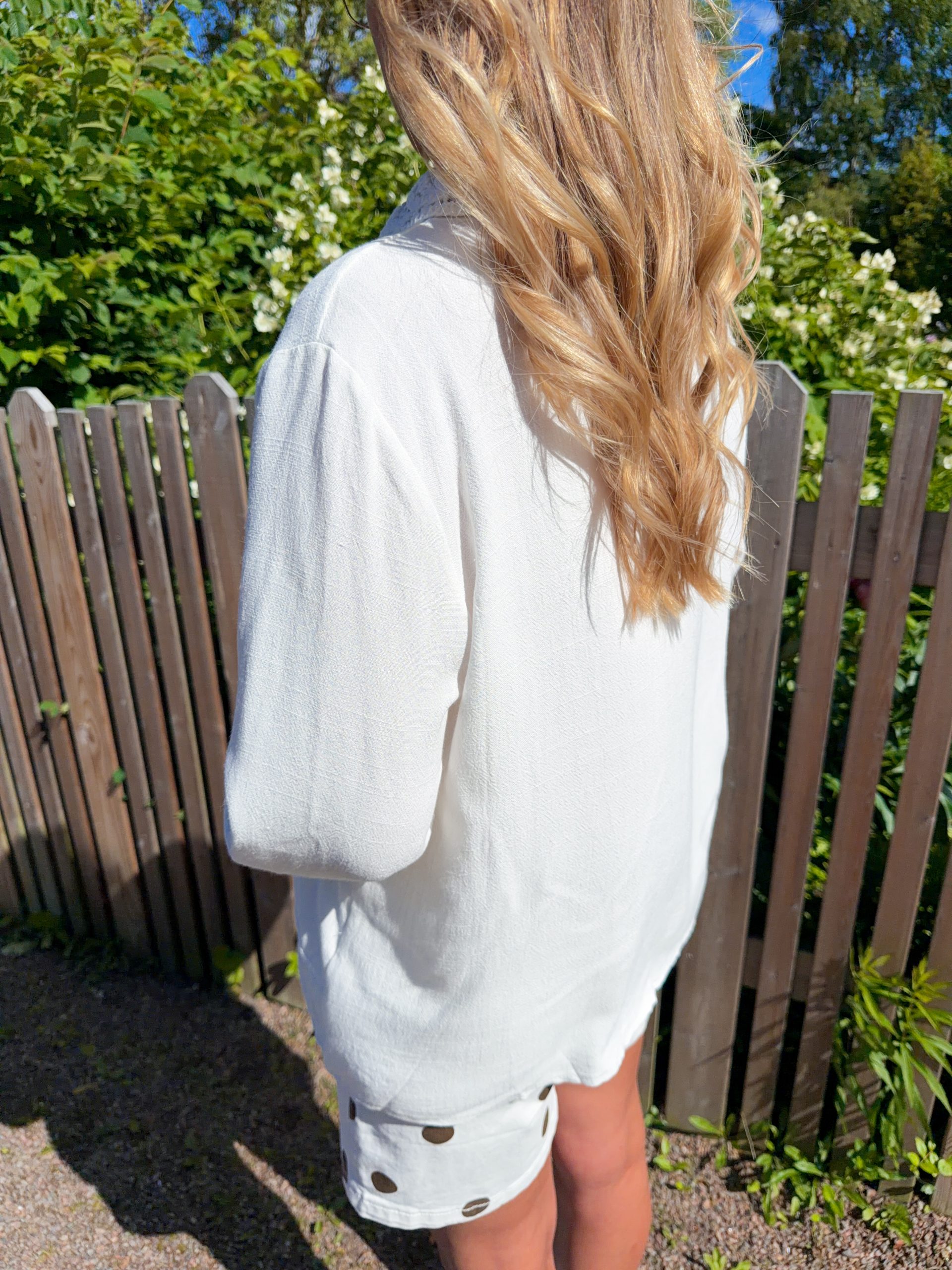 Linneblus - Spets - Cream - Bild 3