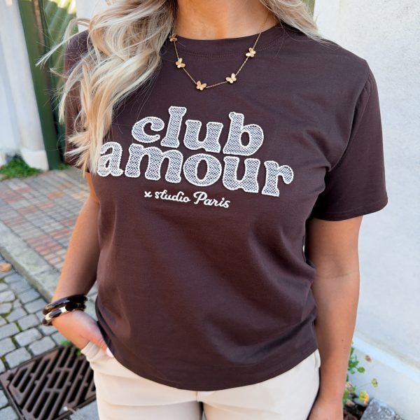 Brun T-Shirt - Club Amour