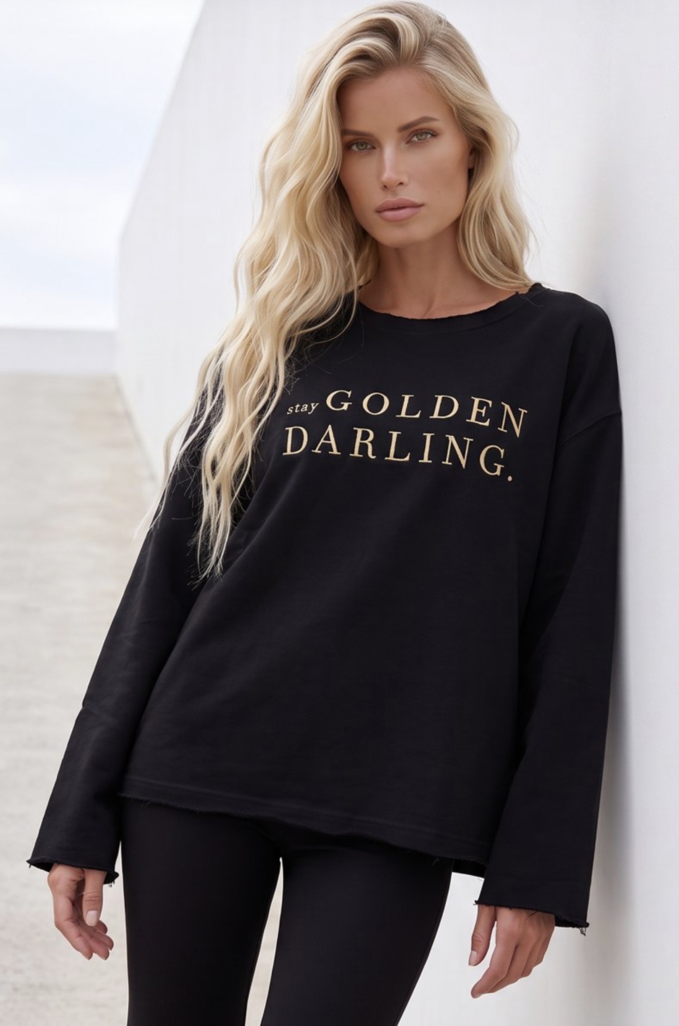 Sweatshirt - CAROLA - Svart