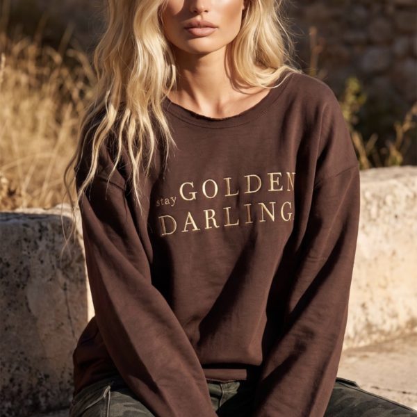 Sweatshirt - CAROLA - Brun