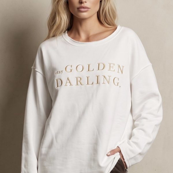 Sweatshirt - CAROLA - Vit
