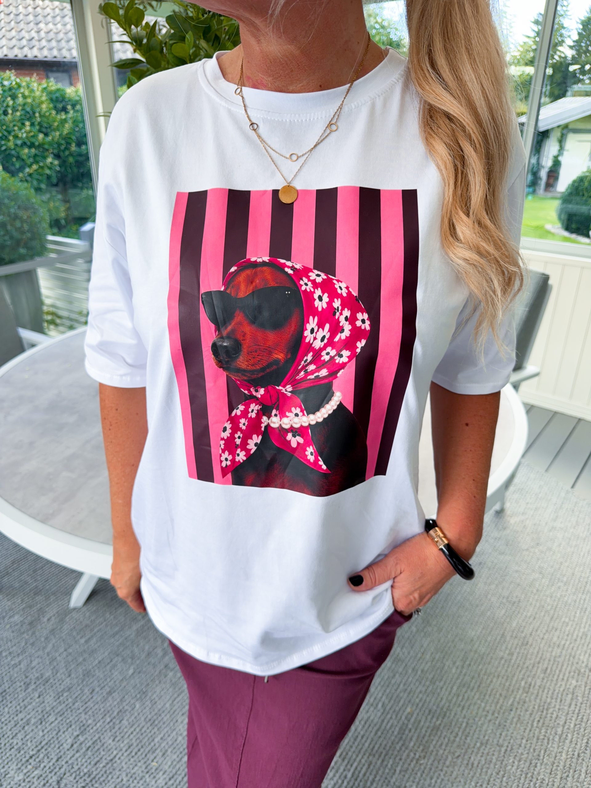 T-Shirt - Bordeaux Stripes